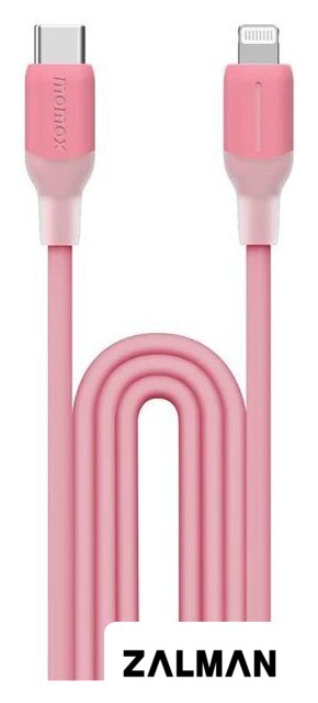 Кабель Momax DL53P 1-Link Flow LC USB Type-C - Lightning (1.2 м, розовый)