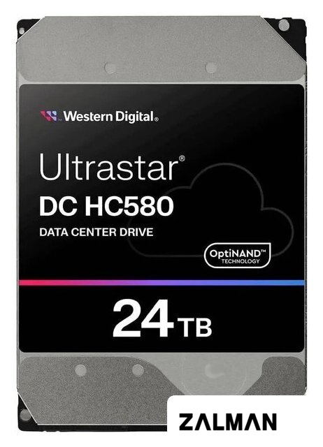 Жесткий диск WD Ultrastar DC HC580 24TB WUH722424ALE604