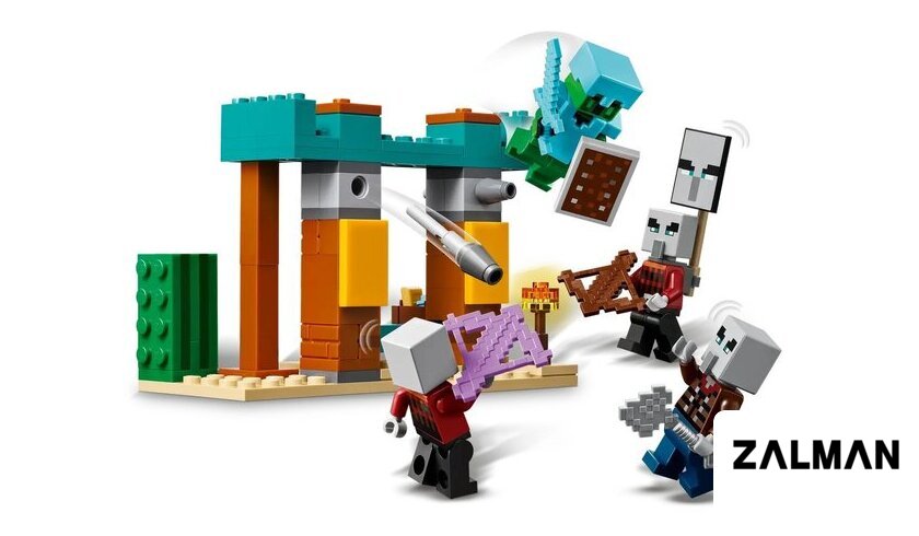 Конструктор LEGO Minecraft 21267 Сельский патруль в пустыне