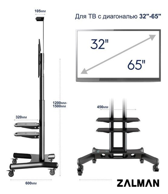 Стойка для телевизора Onkron TS1552
