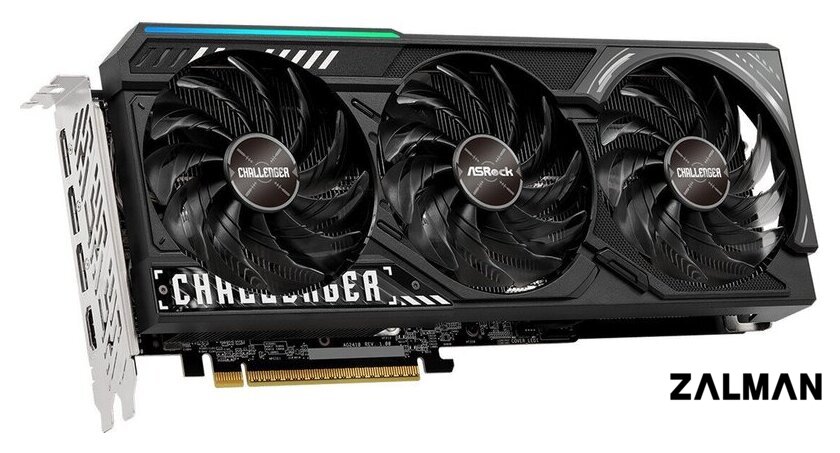 Видеокарта ASRock AMD Radeon RX 9070 XT Challenger 16GB RX9070XT CL 16G