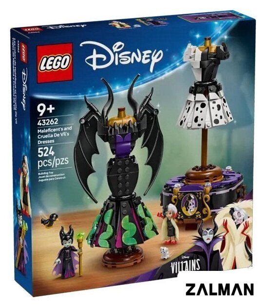 Конструктор LEGO Disney Princess Платья Малефисенты и Круэллы Де Виль 43262