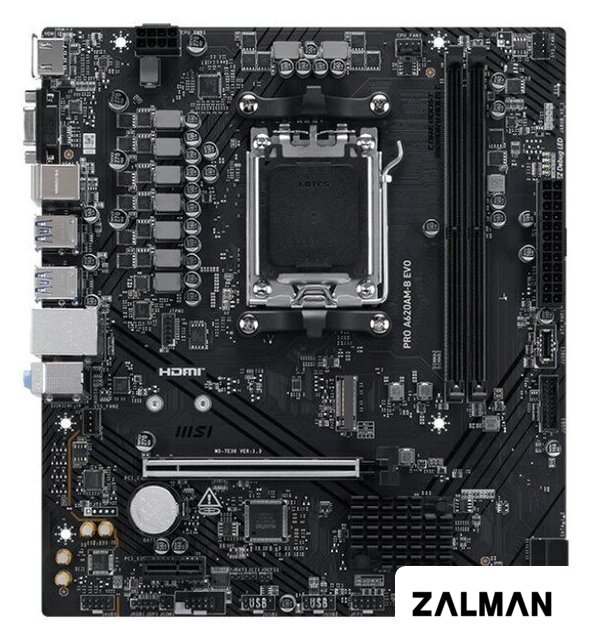 Материнская плата MSI Pro A620AM-B EVO