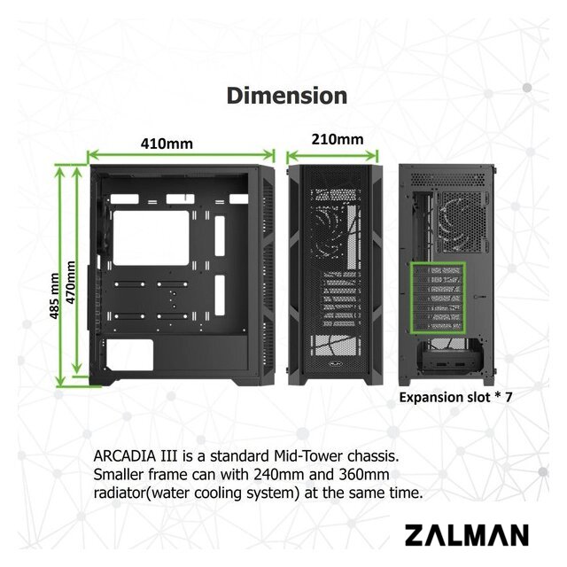 Корпус Raijintek Arcadia III V2