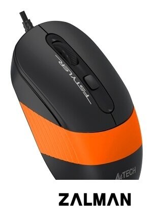 Мышь A4Tech Fstyler FM10 (черный/оранжевый)