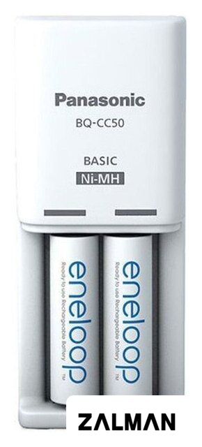 Аккумуляторы + зарядное Panasonic BQ-CC50 + 2xAA