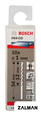 Набор сверл Bosch Professional 2608585872 (10 шт)