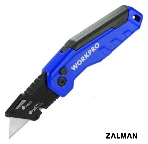 Нож строительный Workpro WP211025