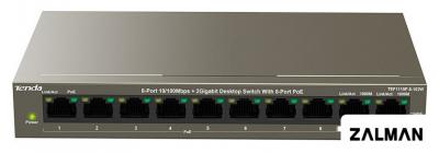 Неуправляемый коммутатор Tenda TEF1110P-8-102W