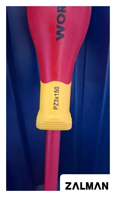 Отвертка Workpro VDE PZ3x150мм WP341022