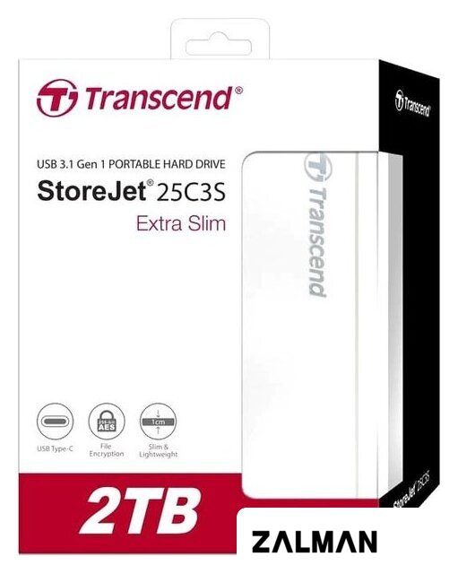Внешний накопитель Transcend StoreJet 25C3S TS2TSJ25C3S 2TB