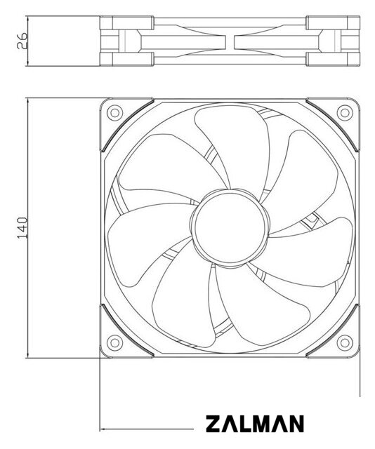 Вентилятор для корпуса Thermalright TL-C14