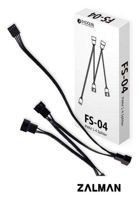 Разветвитель ID-Cooling FS-04 PWM