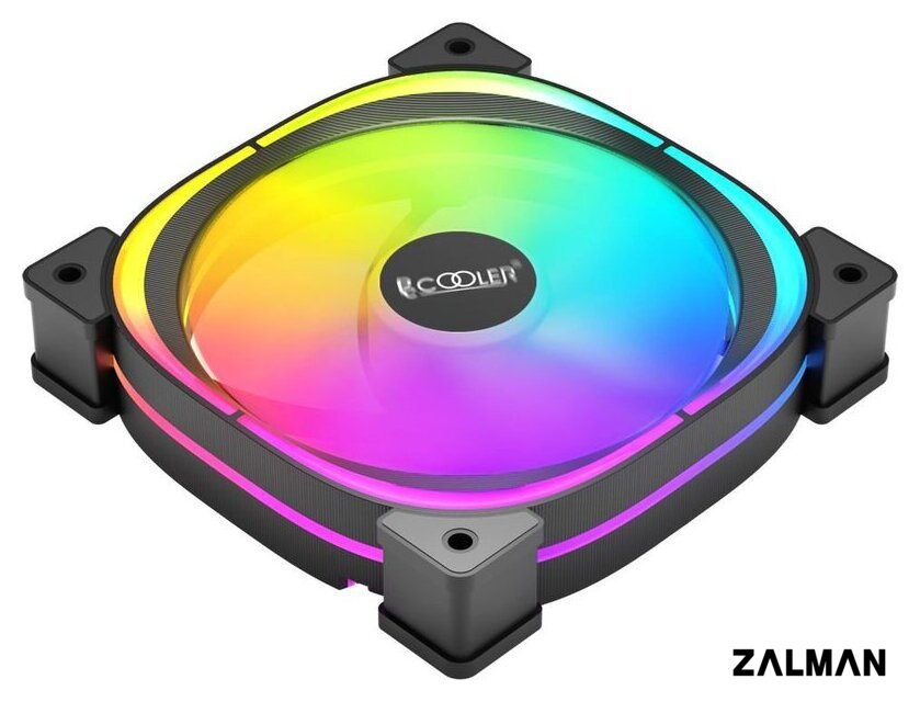 Вентилятор для корпуса PCCooler EF120 ARGB (черный)