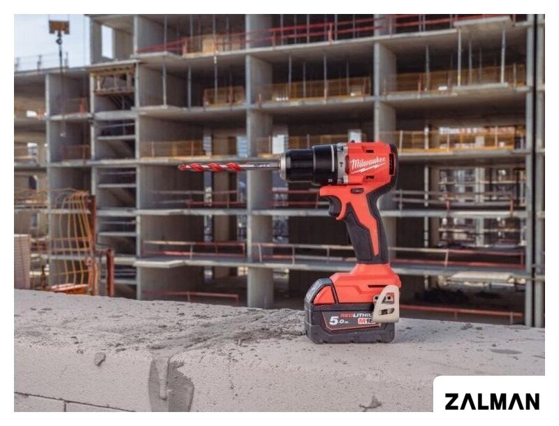 Ударная дрель-шуруповерт Milwaukee M18 M18BLPDRC-502C 4933492826 (с 2-мя АКБ 5 Ач, кейс)