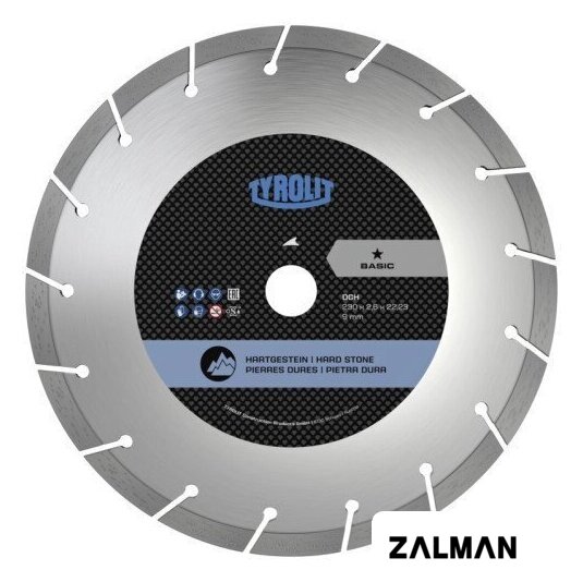 Отрезной диск алмазный  Tyrolit Basic DCH 230x2.6x22.23 34501472