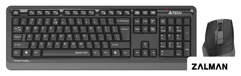 Офисный набор A4Tech Fstyler FGS1035Q (черный/серый)