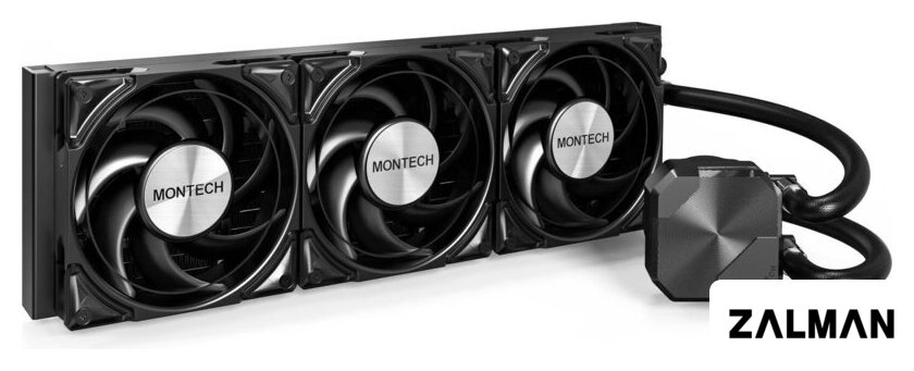 Система жидкостного охлаждения для процессора Montech HyperFlow Silent 360 (черный)
