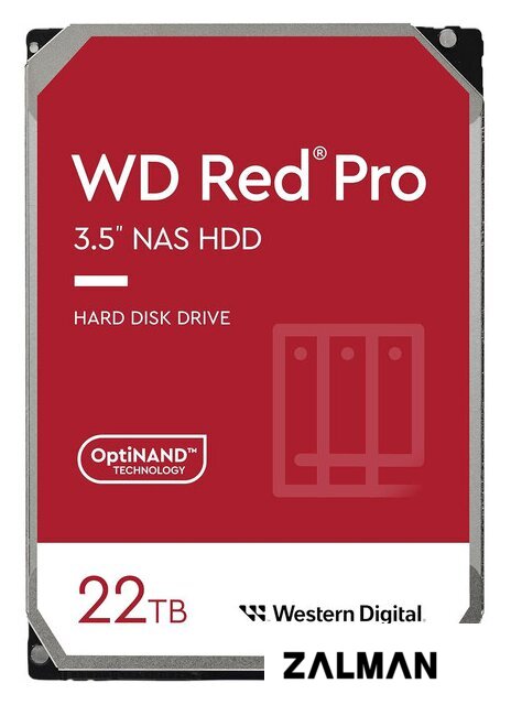 Жесткий диск WD Red Pro 22TB WD221KFGX