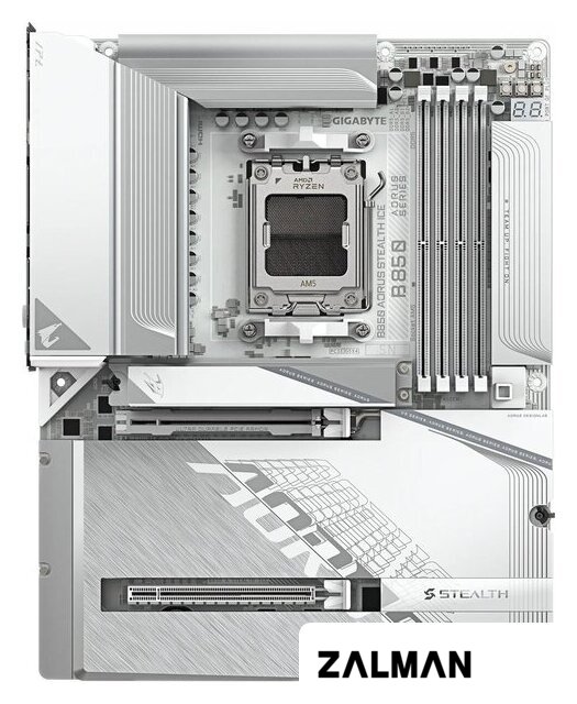 Материнская плата Gigabyte B850 Aorus Stealth Ice