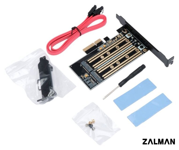 Адаптер для подключения M.2 накопителей Gembird MF-PCIE-NVME-SATA