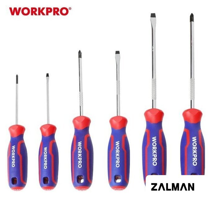 Набор отверток Workpro WP200504 (6 предметов)