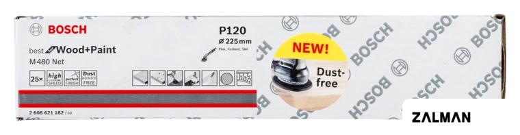 Набор шлифлистов Bosch M480 Best Wood and Paint 2608621182