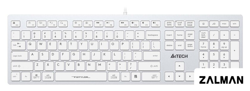 Клавиатура A4Tech Fstyler FX50 (белый)