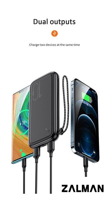 Внешний аккумулятор Usams US-CD150 PB56 10000mAh (белый)