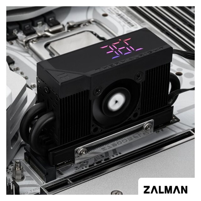 Кулер для SSD Thermalright HR-10 2280 PRO Digital (черный)