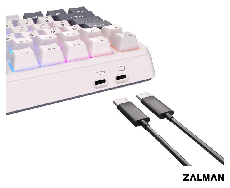 Клавиатура Royal Kludge RK-H81 RGB White Night (RK Cyan)