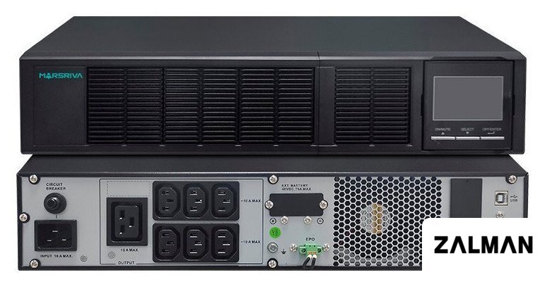 Источник бесперебойного питания Marsriva Lithium On-Line UPS MR-UL3KRT-H