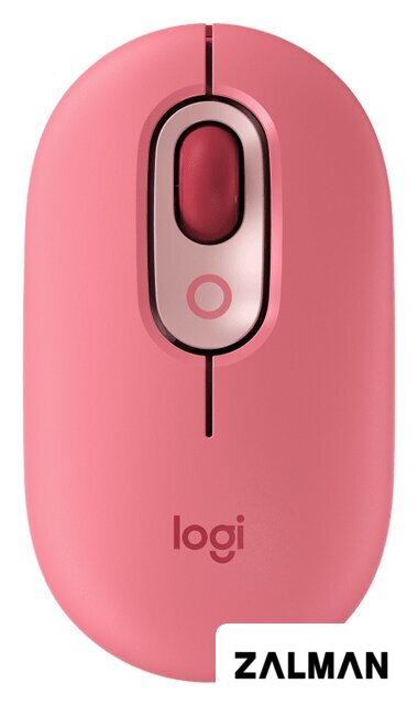 Мышь Logitech Pop Mouse (розовый/бордовый)