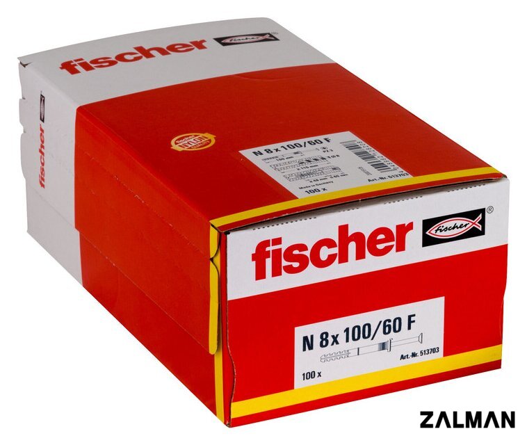 Дюбель-гвоздь Fischer N 8 x 100/60 F 513703 (100 шт)