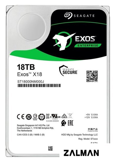 Жесткий диск Seagate Exos X18 18TB ST18000NM000J