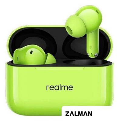 Наушники Realme Buds T200 (зеленый)