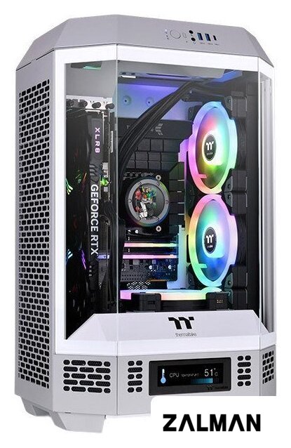 Корпус Thermaltake The Tower 300 Limestone CA-1Y4-00SIWN-00