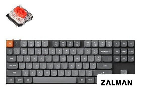 Клавиатура Keychron K1 Max RGB K1M-H1-RU (Gateron Low Profile Red 2.0)