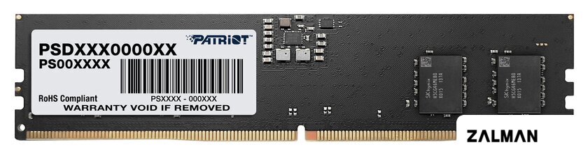 Оперативная память Patriot Signature Line 16ГБ DDR5 5600 МГц PSD516G560081