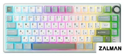 Клавиатура Royal Kludge R75 RGB Sky Cyan (RK Brown)