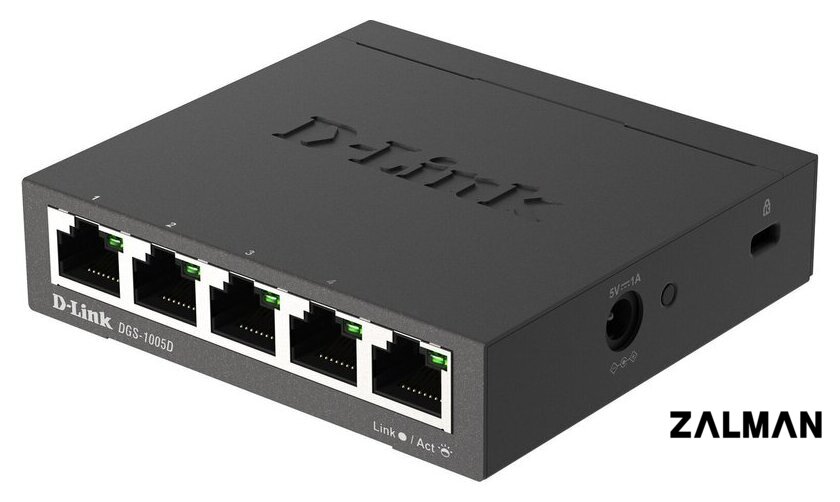Неуправляемый коммутатор D-Link DGS-1005D/R1A