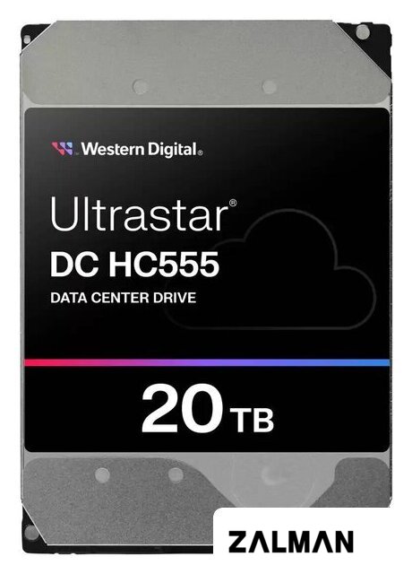 Жесткий диск WD Ultrastar DC HC555 20TB WUH722020CLE604