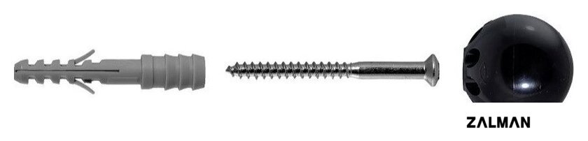 Упор дверной Fischer TS 8BL K NV 534129