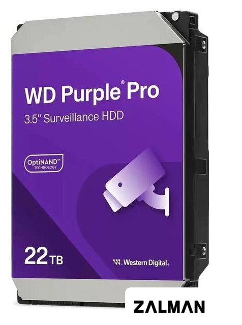 Жесткий диск WD Purple Pro 22TB WD221PURP