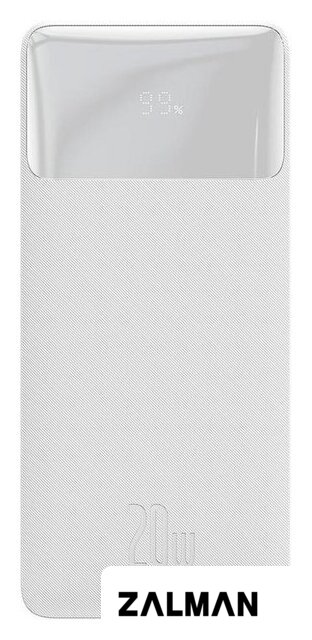 Внешний аккумулятор Baseus Bipow Digital Display PPDML-N02 30000mAh (белый)