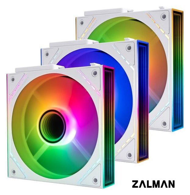Комплект вентиляторов для корпуса Thermalright TL-M12QRW-S X3 (белый)