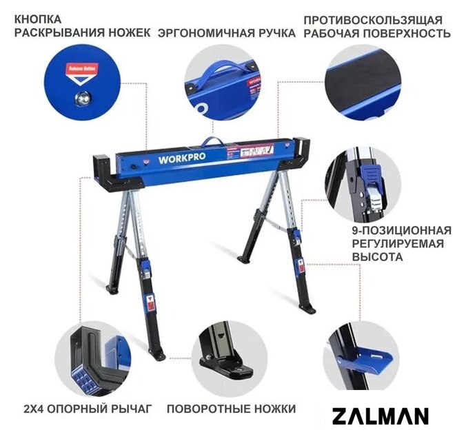 Козлы строительные Workpro WP289019