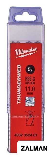 Набор сверл Milwaukee 4932352401 (5 предметов)