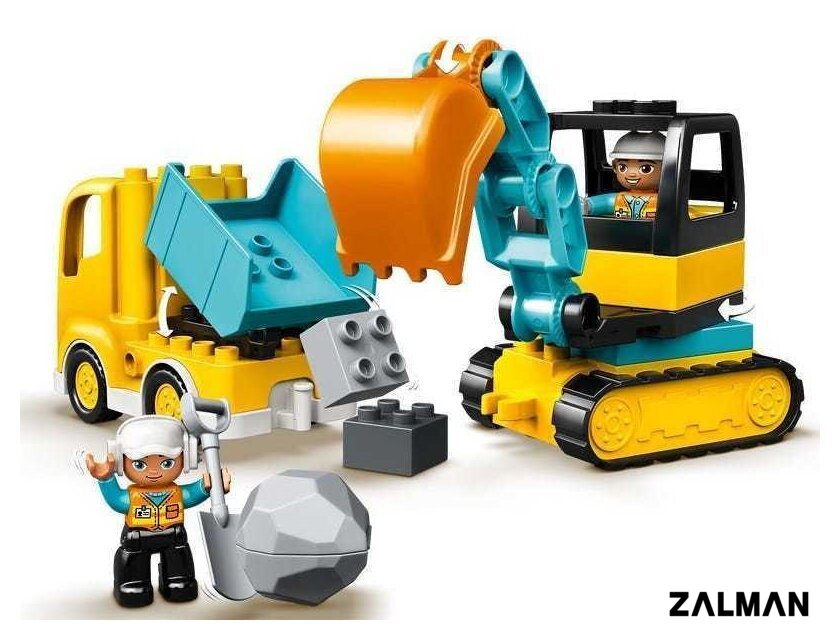 Конструктор LEGO Duplo 10931 Грузовик и гусеничный экскаватор