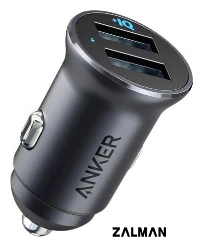 Автомобильное зарядное Anker PowerDrive 2 Alloy A2727 (черный)